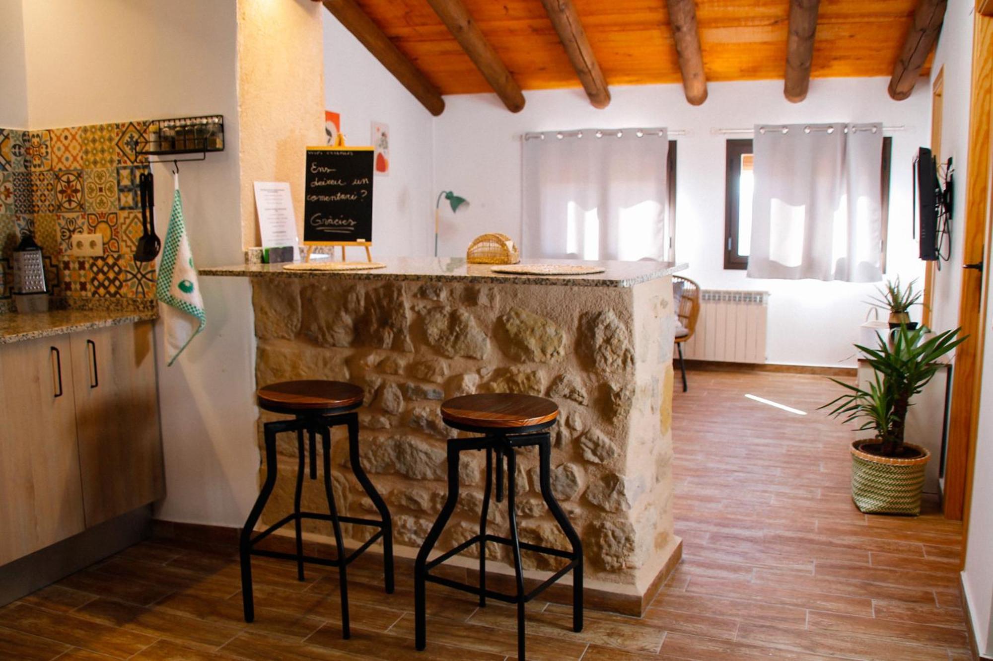 La Casa Del Castell Villa Horta de Sant Joan Bagian luar foto