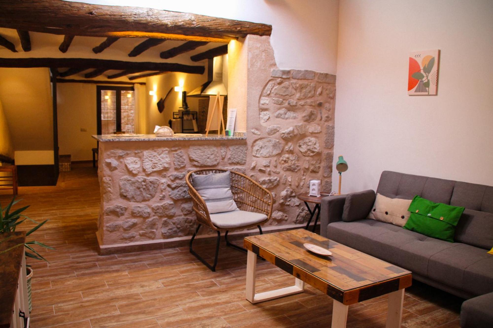 La Casa Del Castell Villa Horta de Sant Joan Bagian luar foto