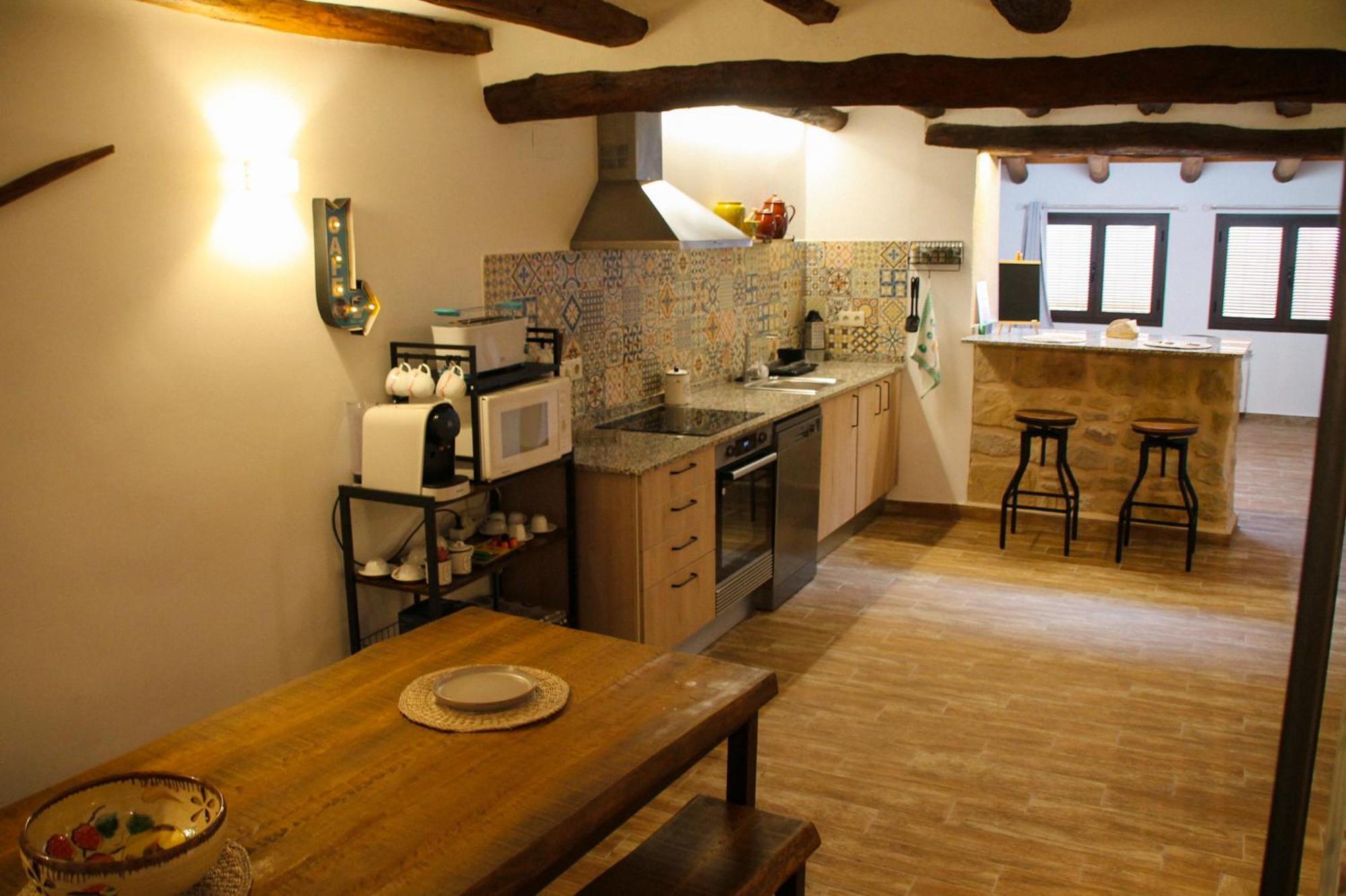 La Casa Del Castell Villa Horta de Sant Joan Bagian luar foto